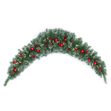 Load image into Gallery viewer, 1.8M or 2.7M LED Christmas Rattan Artificial Garland Wreath Swag Plants Hanging
