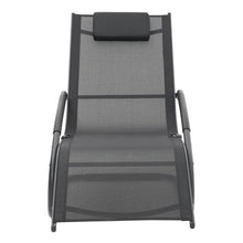 Load image into Gallery viewer, Garden sun lounger with cushion, Sun lounger recliner