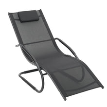 Load image into Gallery viewer, Garden sun lounger with cushion, Sun lounger recliner