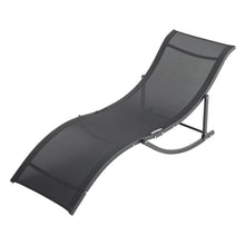 Load image into Gallery viewer, Set of 2 S-Shaped Foldable Garden Lounge Chairs