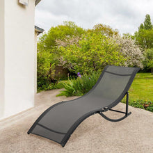 Load image into Gallery viewer, Set of 2 S-Shaped Foldable Garden Lounge Chairs