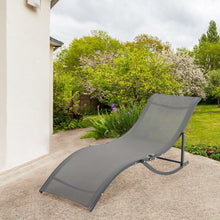 Load image into Gallery viewer, Set of 2 S-Shaped Foldable Garden Lounge Chairs