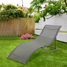 Load image into Gallery viewer, Set of 2 S-Shaped Foldable Garden Lounge Chairs
