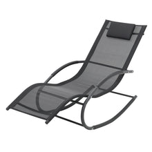 Load image into Gallery viewer, Garden sun lounger with cushion, Sun lounger chair, Outdoor U-shaped chair