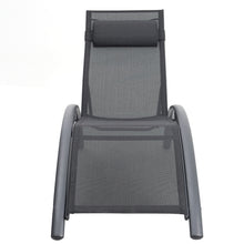 Load image into Gallery viewer, Set of 2 Garden sun lounger with cushion, Sun lounger Recliner