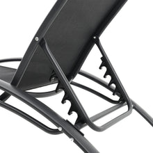 Load image into Gallery viewer, Set of 2 Garden sun lounger with cushion, Sun lounger Recliner