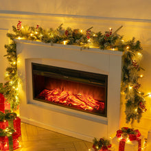 Load image into Gallery viewer, 270CM Christmas Garland 50 LED Light Up Xmas Decor Hanging Rattan