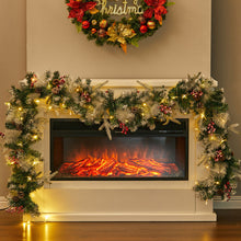 Load image into Gallery viewer, 270CM Christmas Garland 50 LED Light Up Xmas Decor Hanging Rattan