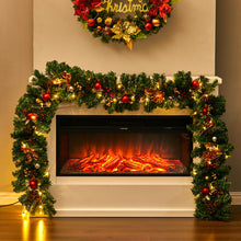 Load image into Gallery viewer, 270CM Christmas Garland 50 LED Light Up Xmas Decor Hanging Rattan