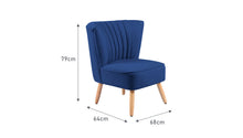 Load image into Gallery viewer, Casual Upholstered Linen Fabric Chair