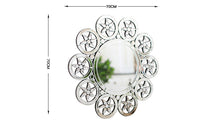 Load image into Gallery viewer, Wall Hung Round Contemporary Art Mirror