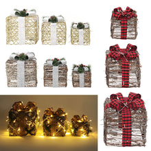 Load image into Gallery viewer, 3 Piece Gift Boxed Christmas Decoration Lighted Display Set