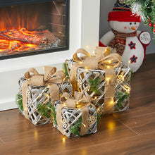 Load image into Gallery viewer, 3 Piece Gift Boxed Christmas Decoration Lighted Display Set