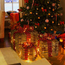 Load image into Gallery viewer, 3 Piece Gift Boxed Christmas Decoration Lighted Display Set
