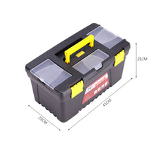 Load image into Gallery viewer, Plastic Tool Box Lockable Storage Organiser Carry Case Handle Tray-4 size options