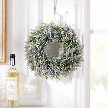Load image into Gallery viewer, Large Door Wreath Artificial Lavender Flower Lush Topiary