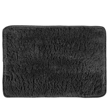 Load image into Gallery viewer, Fluffy Plush Carpet Non-Slip Area Rug Black