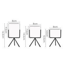 Load image into Gallery viewer, Garden Geometric Plant Stand Ceramic Pot Succulent Flower Iron Cross Low Rack Holder