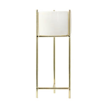 Load image into Gallery viewer, Garden Geometric Plant Stand Ceramic Pot Succulent Flower Iron Parallel Low Rack Holder