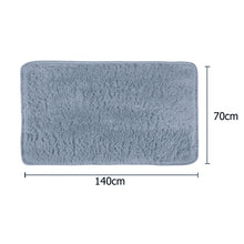 Load image into Gallery viewer, Grey Rectangle Fluffy Shaggy Sheepskin Area Rugs