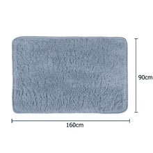 Load image into Gallery viewer, Grey Rectangle Fluffy Shaggy Sheepskin Area Rugs