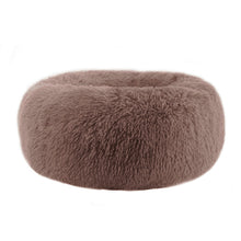 Load image into Gallery viewer, Round Cat Dog Cushion Faux Fur Fluffy Shaggy Sheepskin Pet Bed