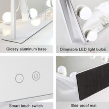 Load image into Gallery viewer, Large Lighted Makeup Mirror