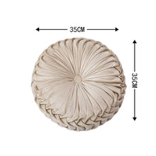 Load image into Gallery viewer, Velvet Round Pumpkin Pillow Cushion