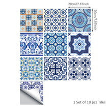Load image into Gallery viewer, 10PCS Moroccan Mix Tiles Self Adhesive Floor Sticker-13 Options!
