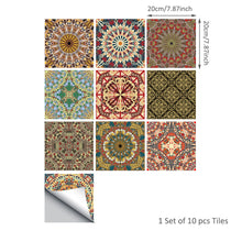 Load image into Gallery viewer, 10PCS Moroccan Mix Tiles Self Adhesive Floor Sticker-13 Options!