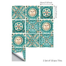 Load image into Gallery viewer, 10PCS Moroccan Mix Tiles Self Adhesive Floor Sticker-13 Options!
