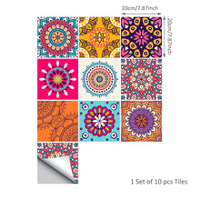 Load image into Gallery viewer, 10PCS Moroccan Mix Tiles Self Adhesive Floor Sticker-13 Options!