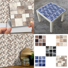 Load image into Gallery viewer, 18PCS or 90PCS Marble Mosaic Tile Stickers Peel and Stick Wall Stickers -5 Colours!