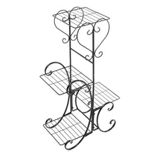 Load image into Gallery viewer, Tall Black Metal Plant Pot Stand for Indoors, SP1962