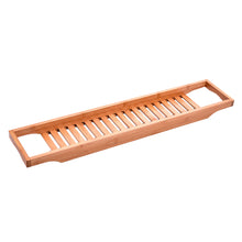 Load image into Gallery viewer, Bamboo Wood Bath Bathtub Rack Storage Tray Holder