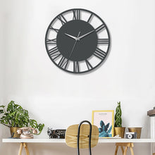 Load image into Gallery viewer, 30CM Large Roman Numerals Open Round Wall Clock-5 color options