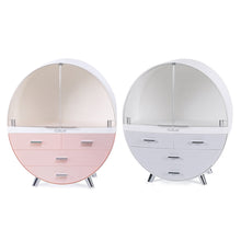 Load image into Gallery viewer, Jewelry Makeup Cosmetic Organizer Vanity Storage Case with Stand