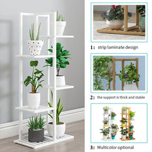 Load image into Gallery viewer, Rustic Wooden Multi-Tiered Potted Plant Stand, SP2113