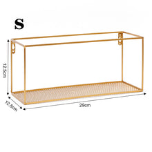 Load image into Gallery viewer, Metal Wall Shelf Floating Storage Display Rack Shelving