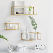 Load image into Gallery viewer, Metal Wall Shelf Floating Storage Display Rack Shelving