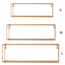 Load image into Gallery viewer, Metal Wall Shelf Floating Storage Display Rack Shelving
