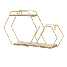 Load image into Gallery viewer, Wall Floating Shelf Display Storage Rack Plant Stand
