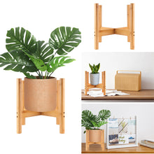 Load image into Gallery viewer, Wood Rack Plant Flower Pots Stand Shelf