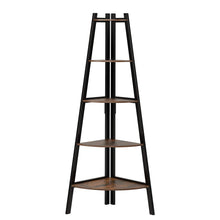 Load image into Gallery viewer, 5 Tier Triangle Foldable Plant Stand Rack Ladder Shelf