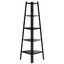Load image into Gallery viewer, 5 Tier Triangle Foldable Plant Stand Rack Ladder Shelf