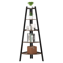 Load image into Gallery viewer, 5 Tier Triangle Foldable Plant Stand Rack Ladder Shelf