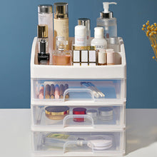 Load image into Gallery viewer, Plastic Makeup Organizer with 3 Drawers