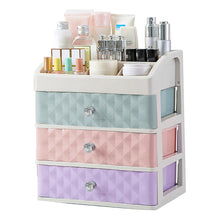 Load image into Gallery viewer, Plastic Makeup Organizer with 3 Drawers