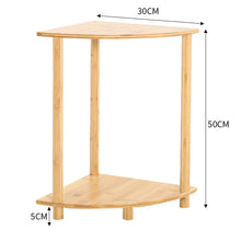 Load image into Gallery viewer, 2 Tier Corner Plant Stand Flower Pot Display Storage