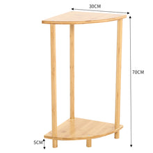 Load image into Gallery viewer, 2 Tier Corner Plant Stand Flower Pot Display Storage